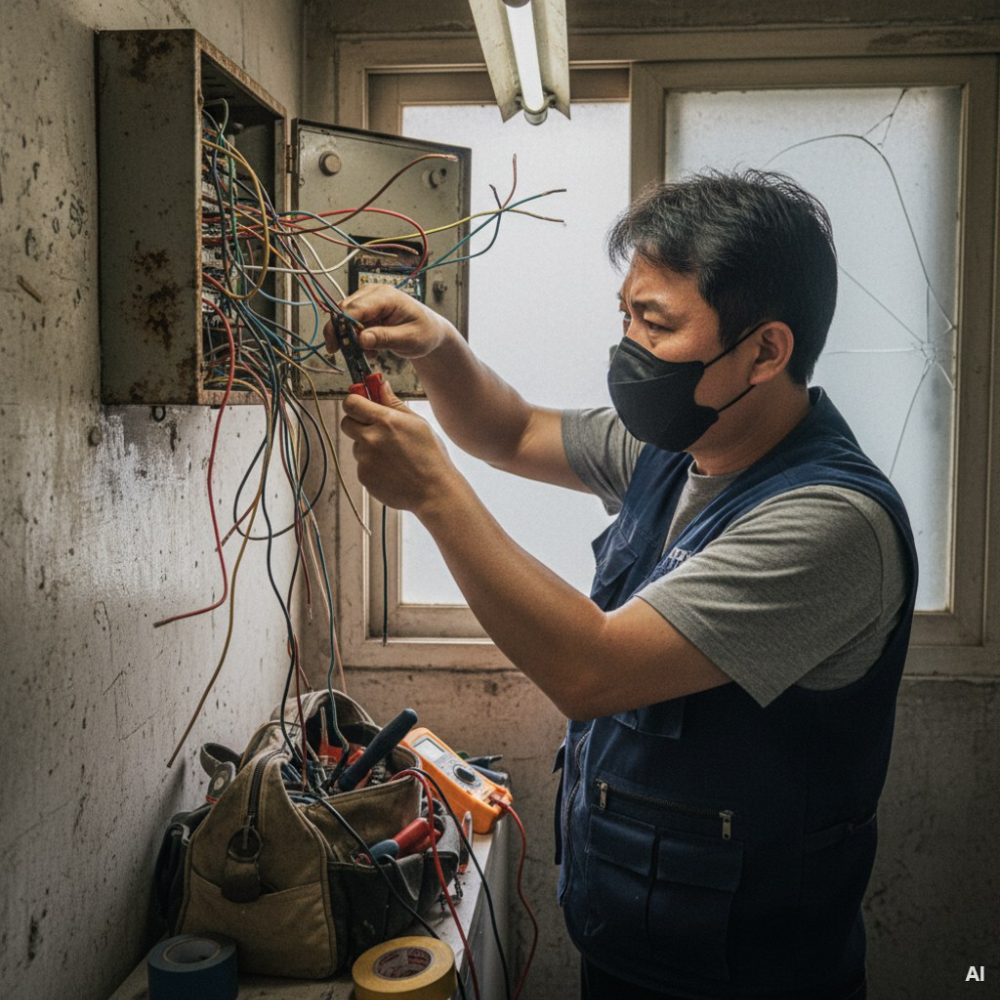 인천미추홀구주안역차단기트립복구